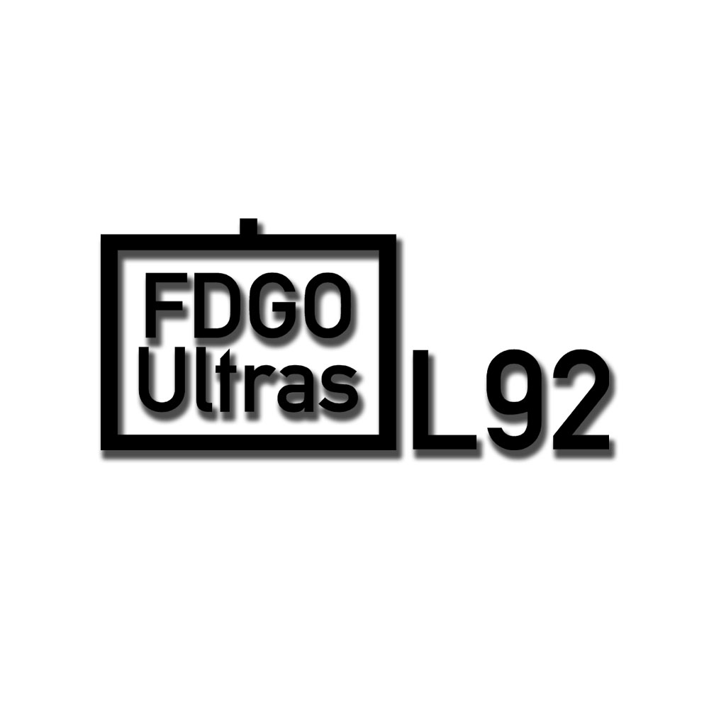 Aufkleber 31,1x14,2cm FDGO Ultras #K03393
