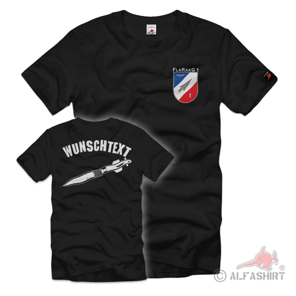 FlaRakG 1 Personalisiert Schleswig Holstein Flugabwehr Raketen T-Shirt#40014