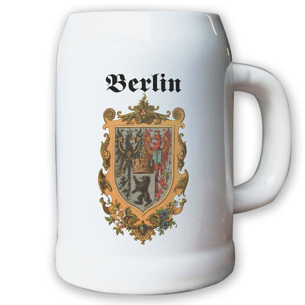 Krug / Bierkrug 0,5l - Preußische Provinz Berlin Kaiserreich Deutschland #9487
