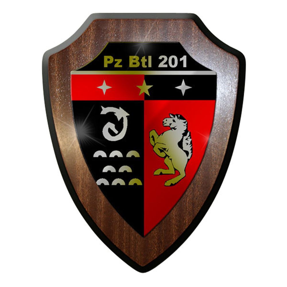 Wappenschild / Wandschild / Wappen - Panzerbataillon 201 PzBtl Bundeswehr #8351