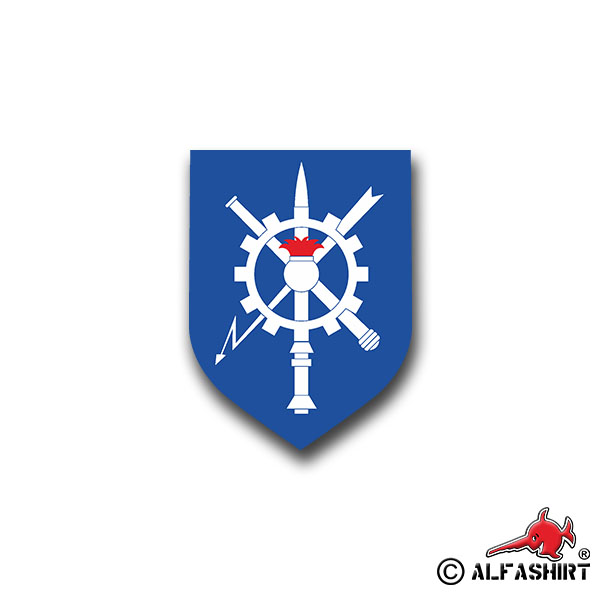 Sticker TSH-FSHT Army Technical College Technic 7x5cm A1062