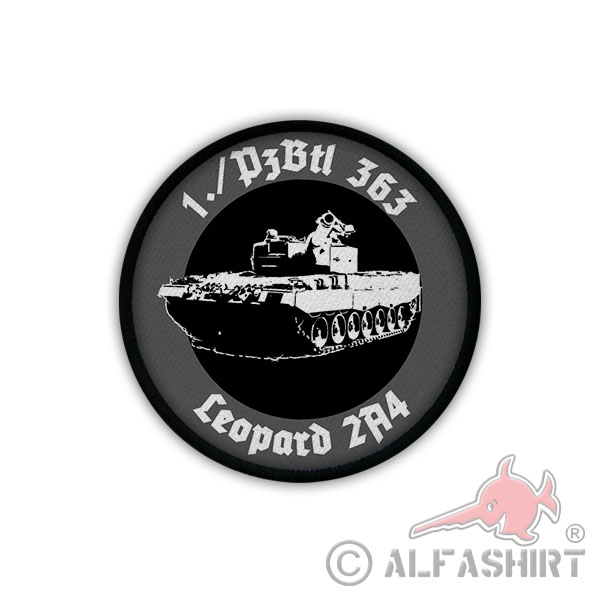 1 PzBtl 363 Leopard 2A4 Kompanie Panzerbataillon BW Patch Aufnäher #17984