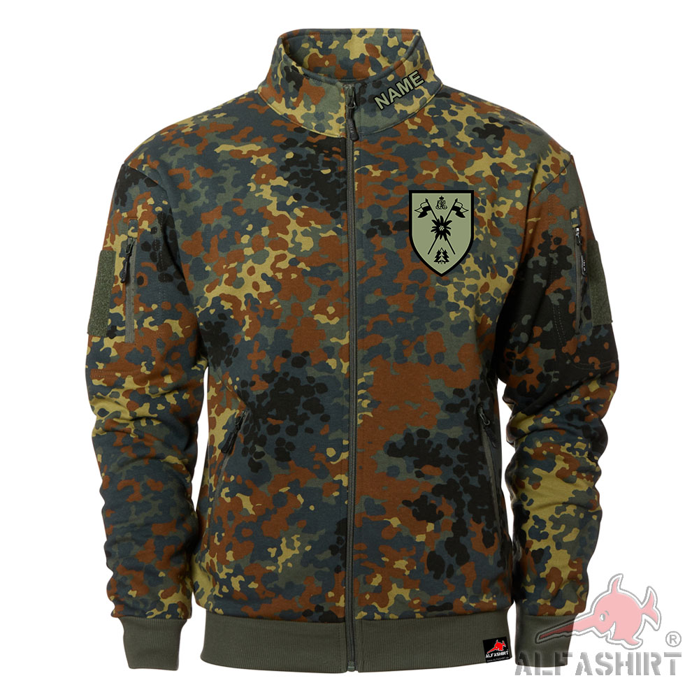 Flecktarn Zipper AufklBtl 8 embroidered Tactical Bundeswehr Freyung #44168