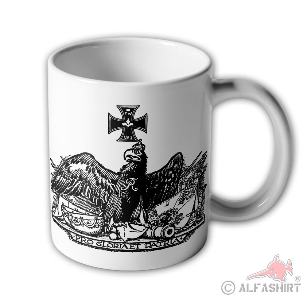 Cup 1813 Prussian Eagle Pro Gloria et Patria Mug #44873
