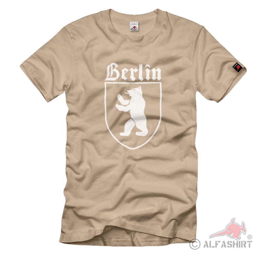 Berlin Wappen Stadt Hauptstadt Bär Abzeichen Emblem - T Shirt #1334