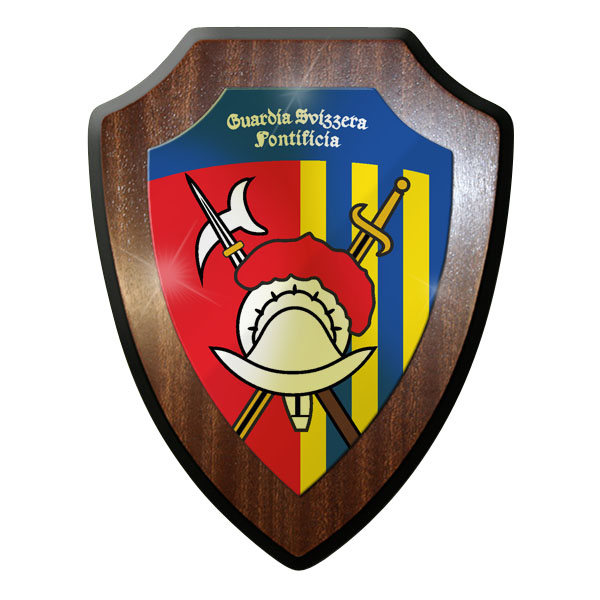 Coat of Arms / Wall Shield - Papal Swiss Guard Cohors - #11722