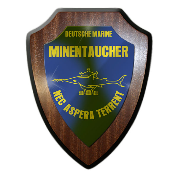 Wappenschild Minentaucher Bundesmarine Kompanie Abzeichen Marine #21813