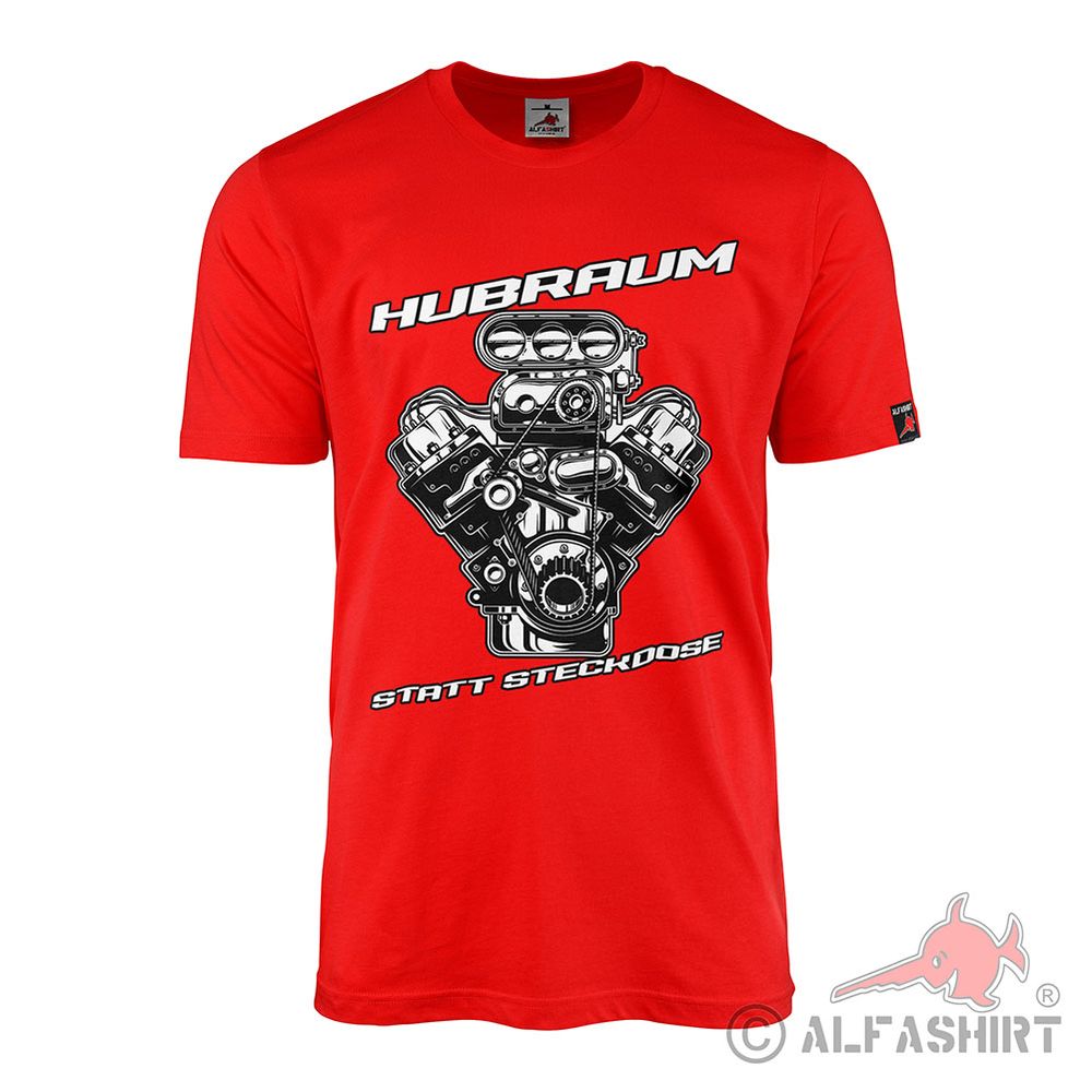 Hubraum Globale Erwärmung E Auto Motor V8 T-Shirt#41413