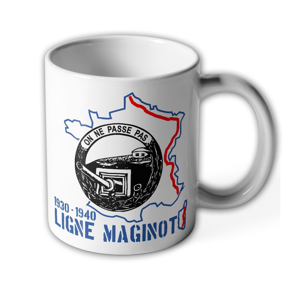 Maginot Line Abzeichen On Ne Passe Pas Wk Ligne 1930 1940 Panzer Tasse # 16593
