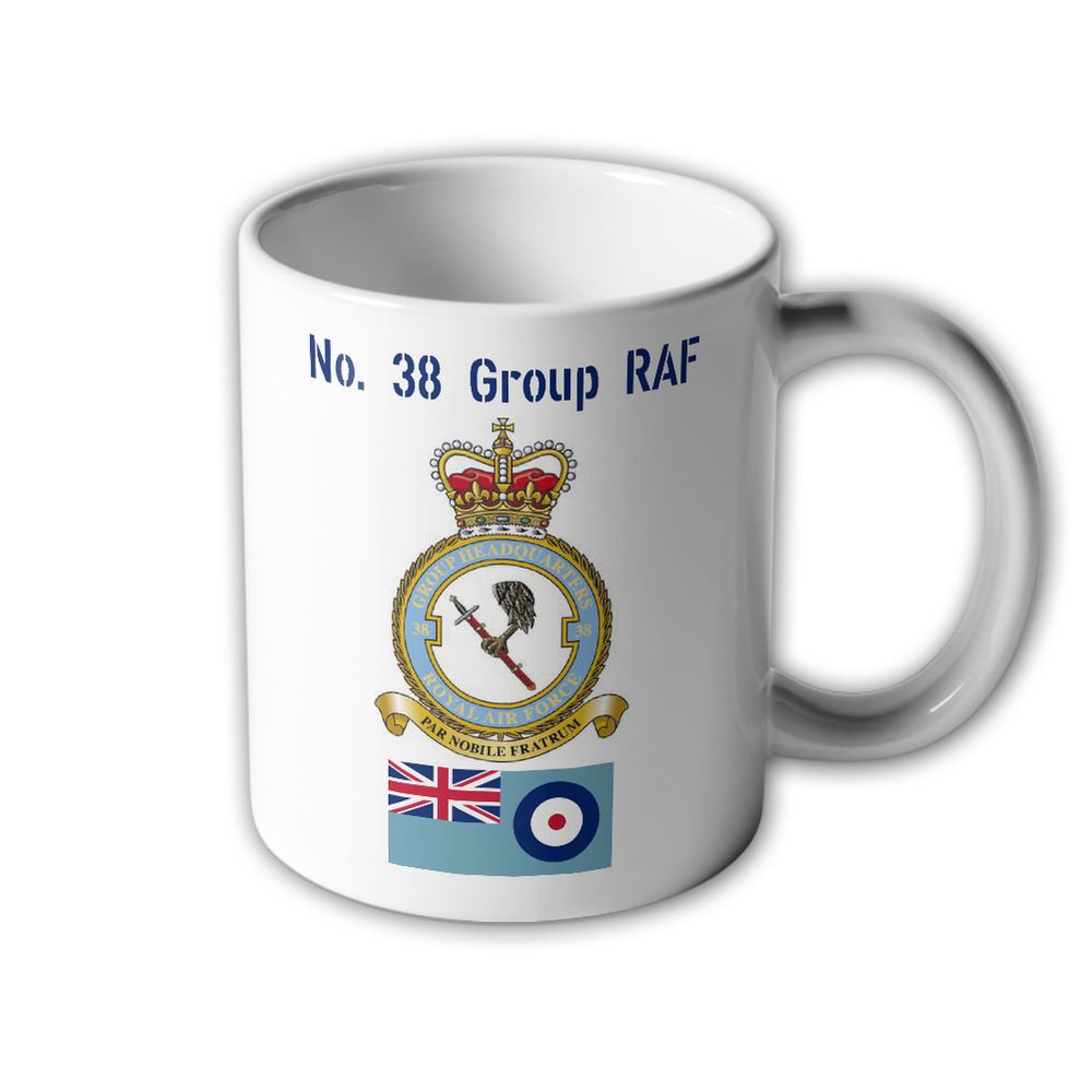 Tasse No 38 Group RAF Royal Air Force Combat Service Support badge # 32402