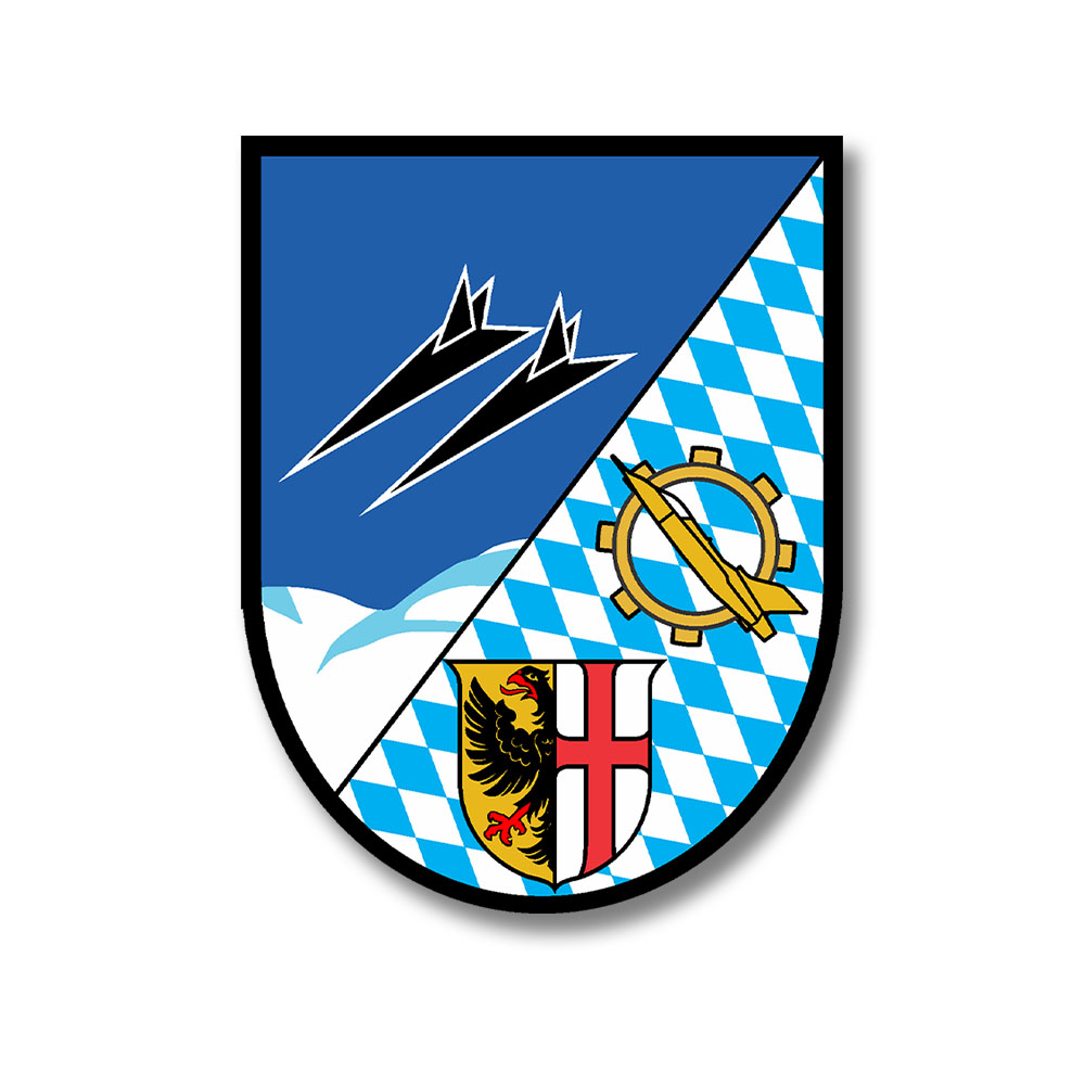 Sticker JaboG34 Inst Jagdbomberschwader Allgäu 1 7x5cm #A6164