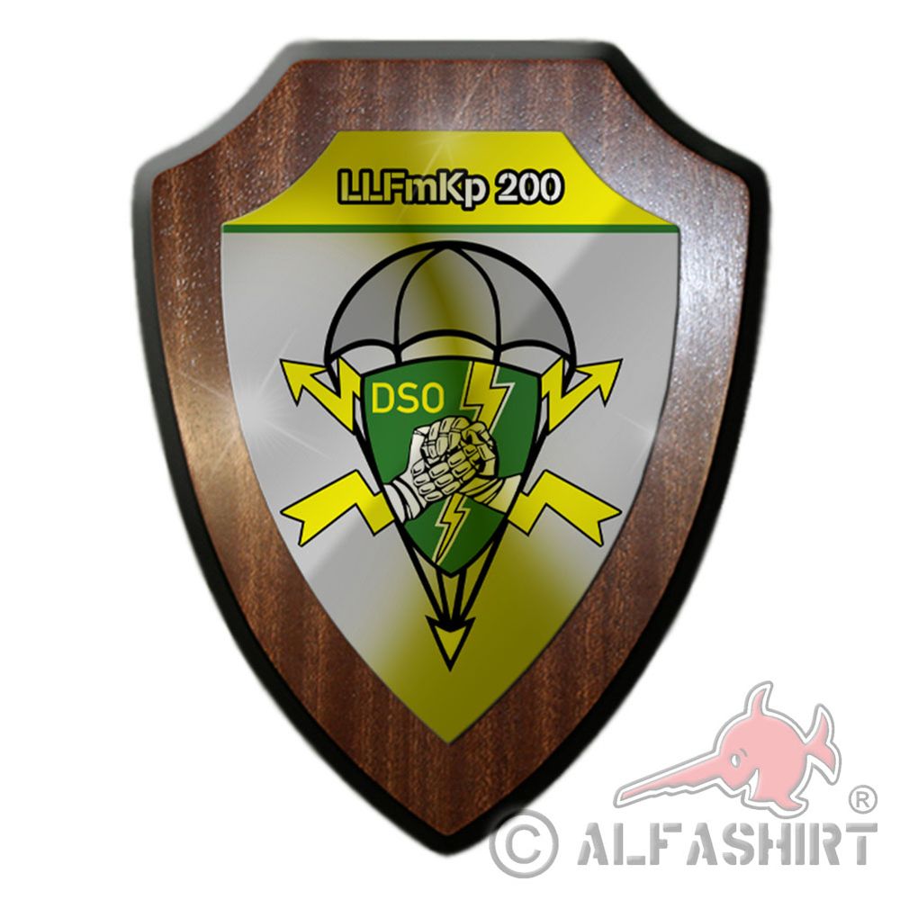 Heraldic shield LLFmKp 200 Luftlandefernmeldekompanie DSO AMF Bundeswehr # 35731