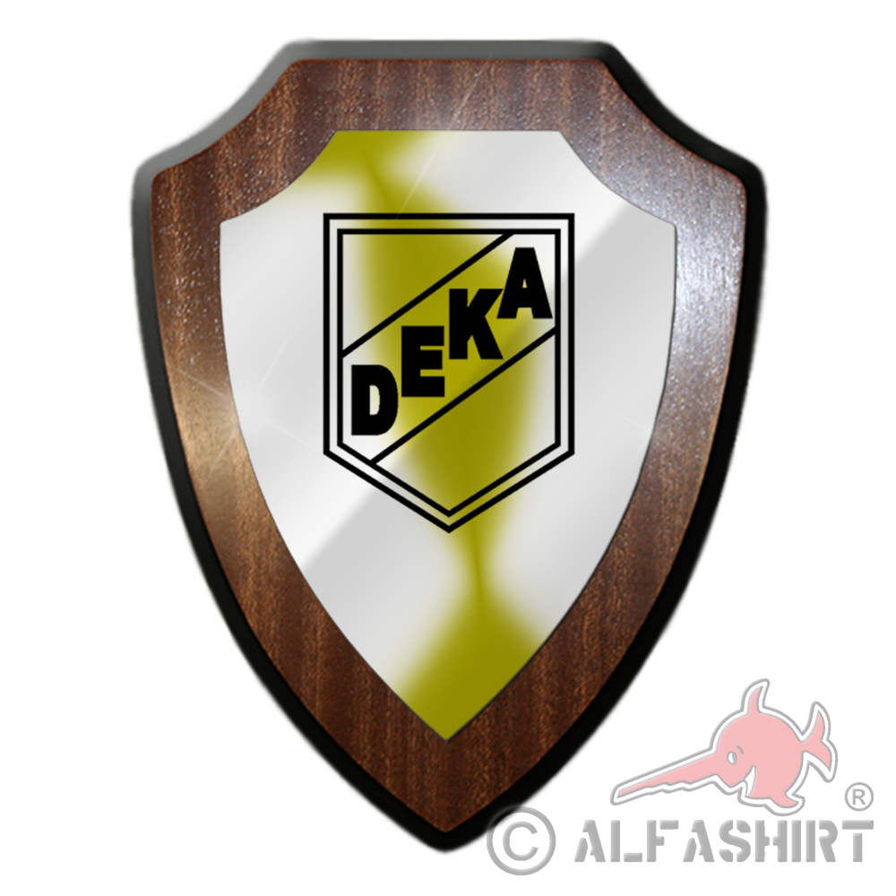 Wappenschild - DEKA Reifen Kübel Wagen Logo Schild Kfz Wandschild #27129