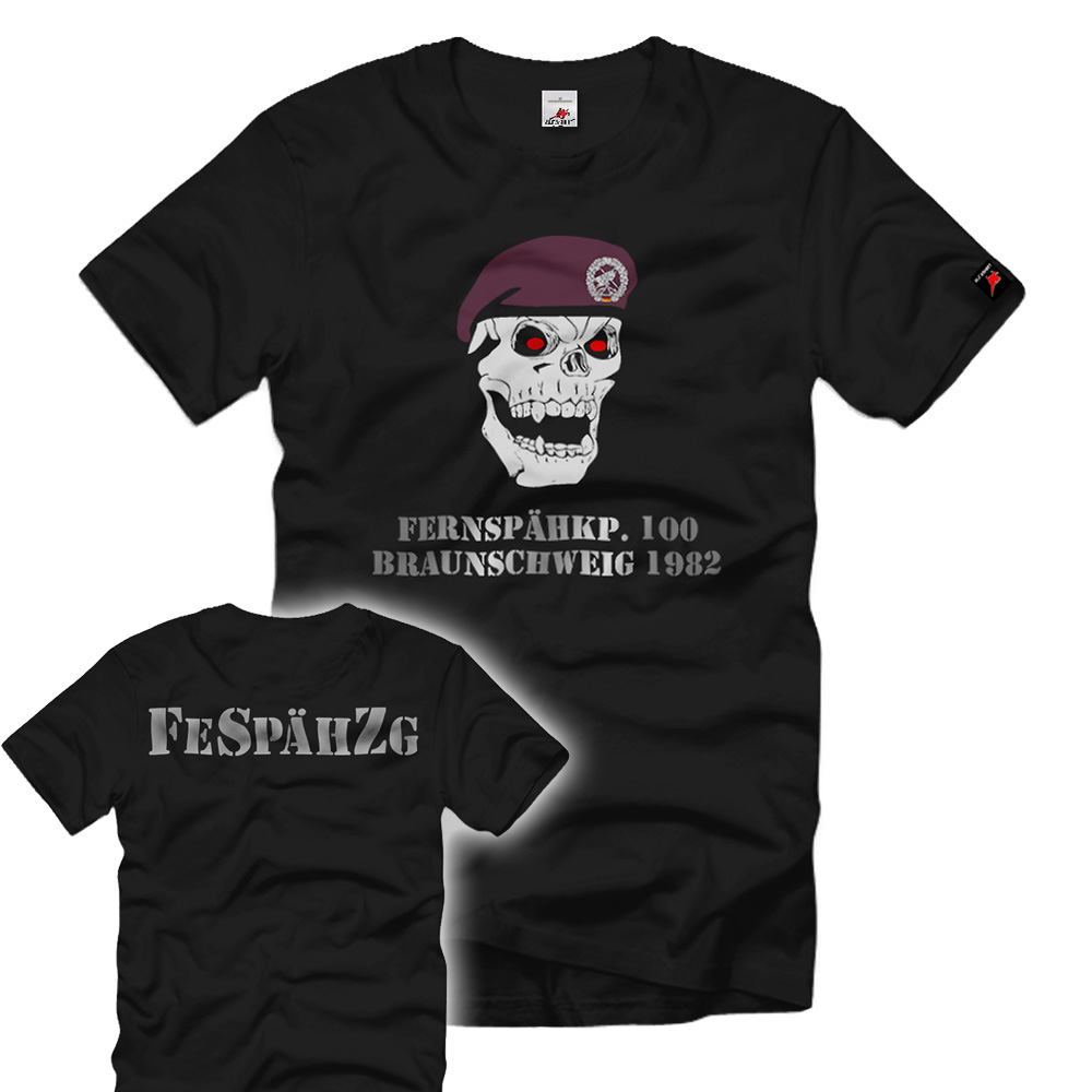 German remote scout Braunschweig 1982 Fernspäh company veteran T-shirt # 34216