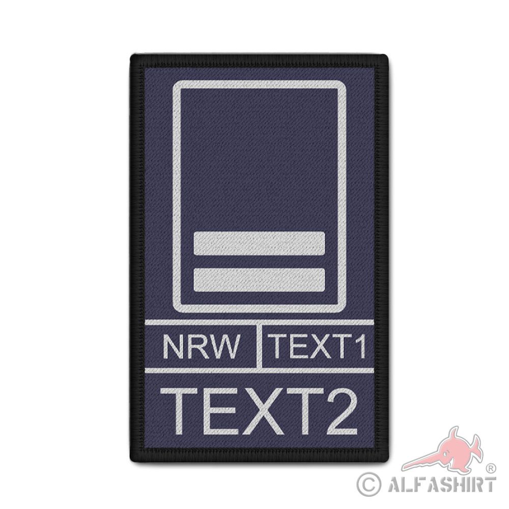 Patch Brandoberinspektor Schulterklappe Freiwillige Feuerwehr NRW #44621