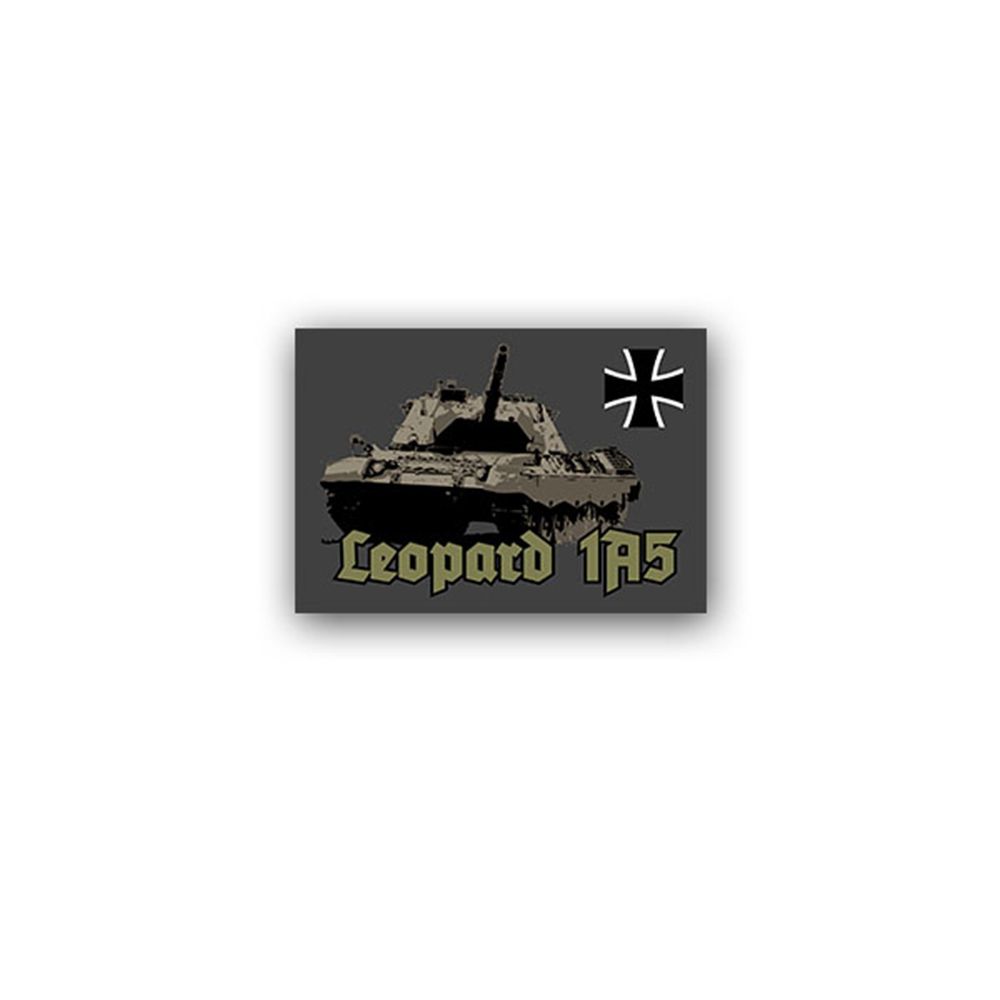 Sticker Leopard 1A5 Panzer Leo Panzertruppe PzBtl BW 10x7cm A3083