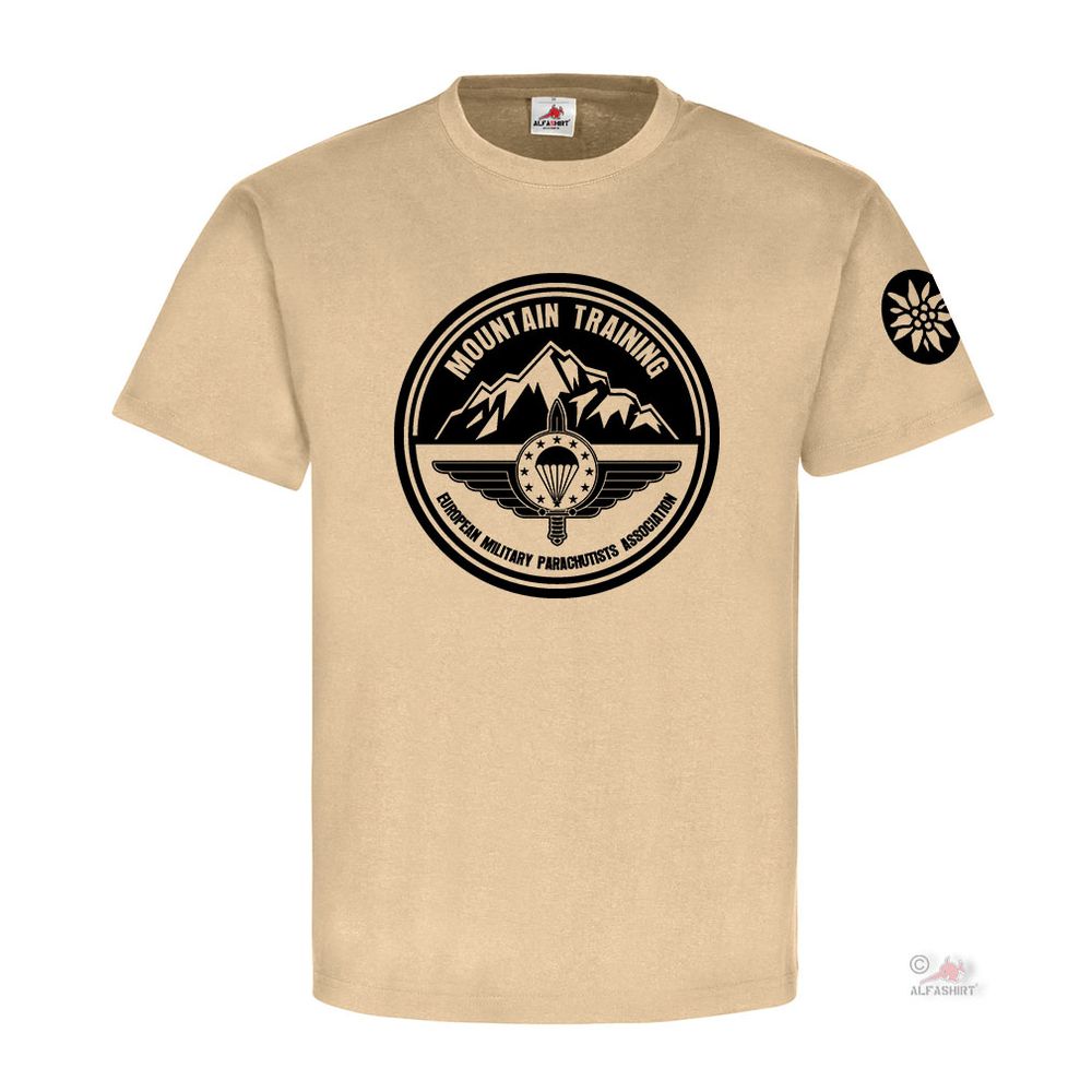 Mountain Training Europäischer Militär- Fallschirmsprungverband T-Shirt #18771