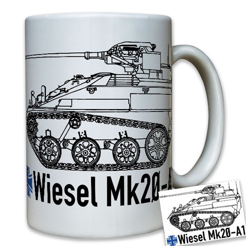 Wiesel Mk20 A1 Bundeswehr Kettenfahrzeug Waffenträger Bw - Tasse #7975