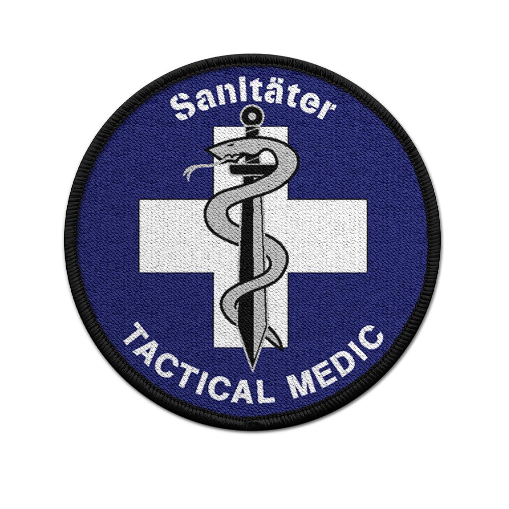 Patch TACTICAL MEDIC Sanitäter Rettungs Rett-San Mediziner Äskulapstab #31665