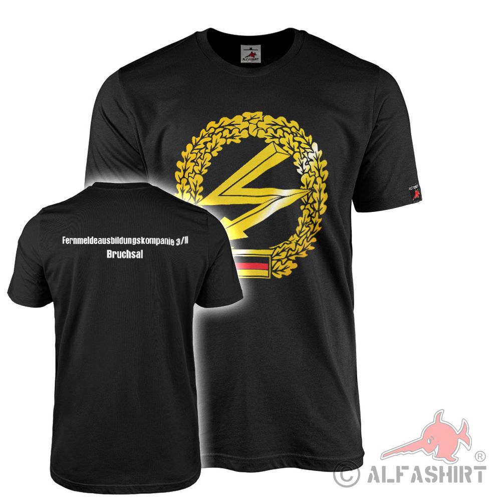 T-Shirt Fernmelder Fernmeldetruppe Ausbildung Kompanie Bundeswehr #41374