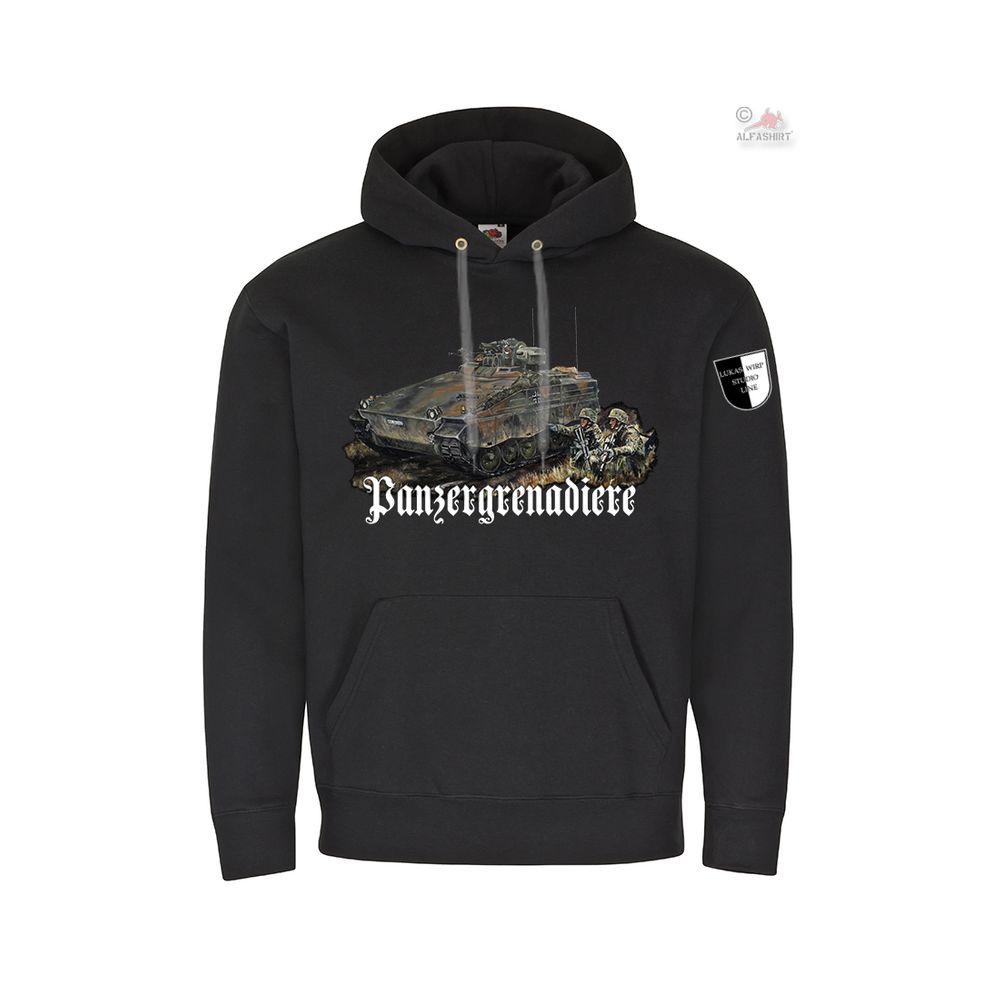 Hoodie Lukas Wirp Grenadiere Bundeswehr PzGrenBtl 33 41 42 43 51 212 371 # 32196