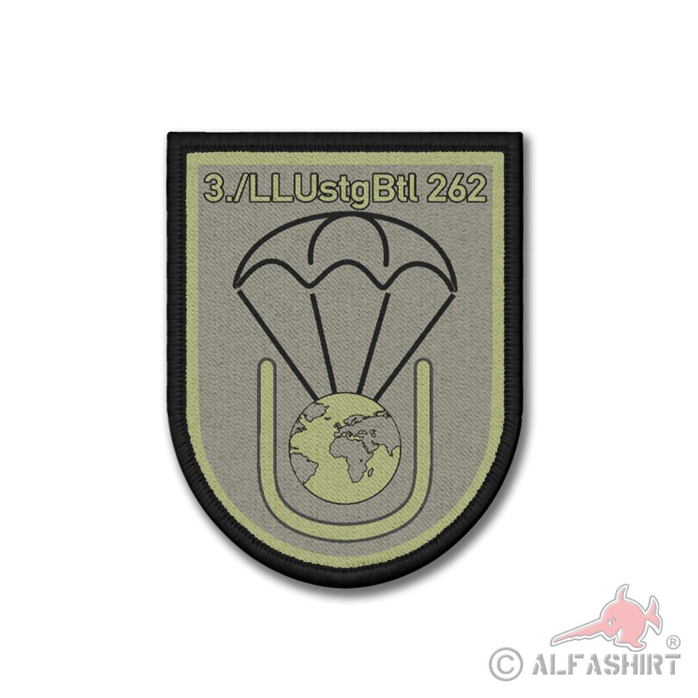 Patch 3 LLUstgBtl 262 Luftlandeunterstützungsbataillon Bundeswehr 9x7cm#39425