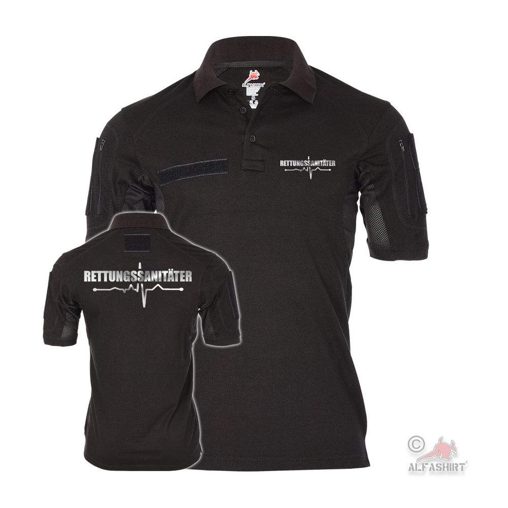 Tactical Polo RETTUNGSSANITÄTER RETTUNGSDIENST reflektierend Sanitäter #38919