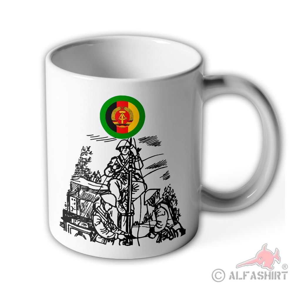 Cup GDR border troop telecommunications MfN V border police radio #39635