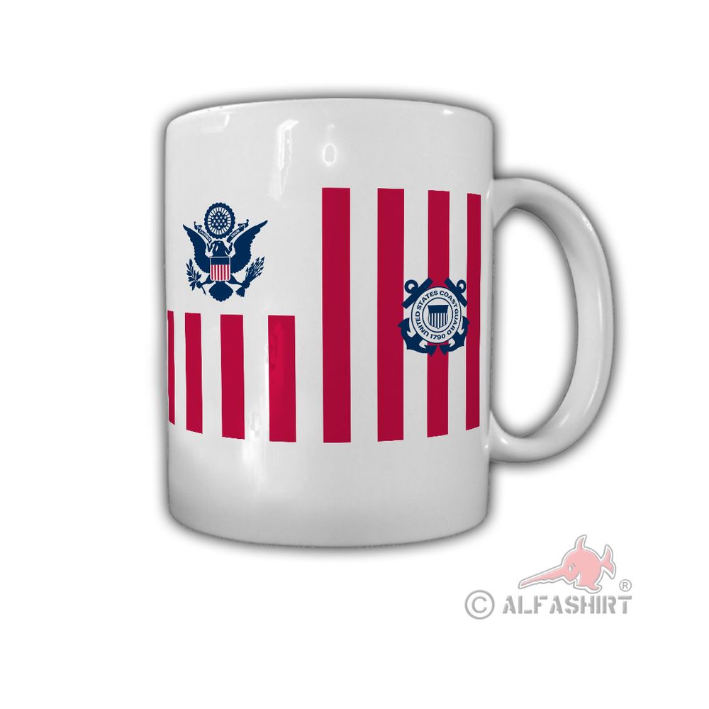 Coast Guard Abzeichen US USA Amerika Wappen Emblem - Tasse #26825