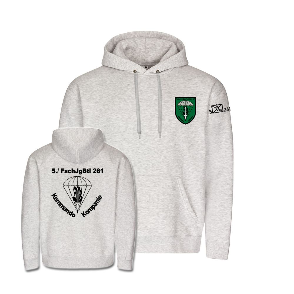 Hoodie 5 FschJgBtl 261 Fallschirmjäger Kommando Kompanie #34157