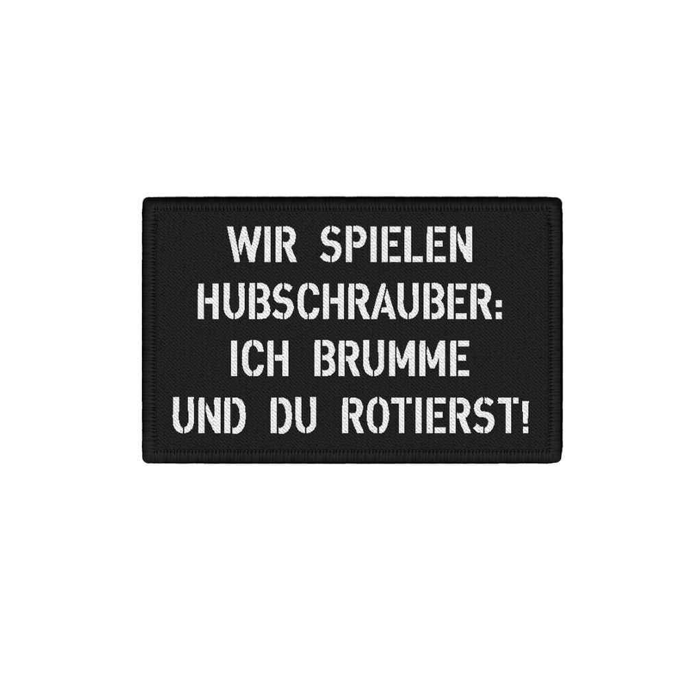 Patch I growl and you rotate Bundeswehr instructor saying 7.5x4.5cm # 34131