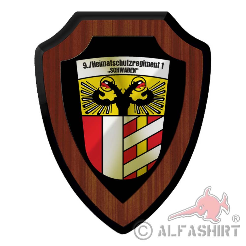 Coat of arms 9 Homeland Defense Regiment 1 SCHWABEN regional #44653
