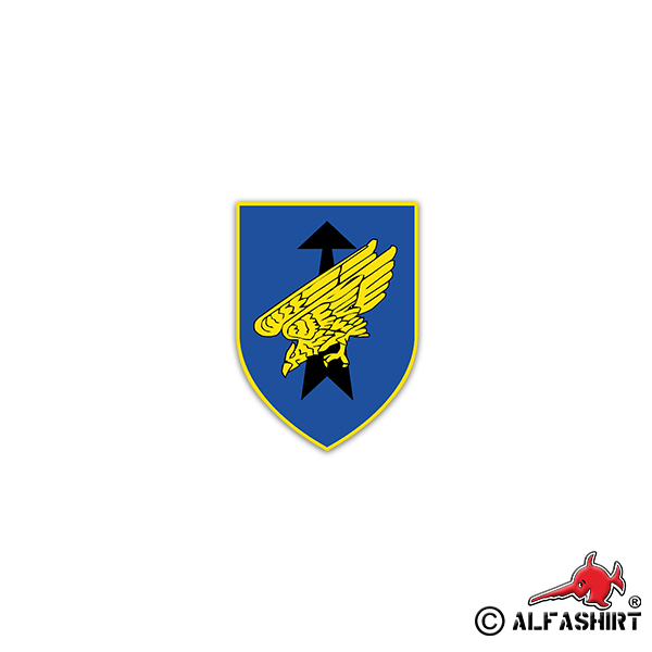 Sticker LLBrig 31 Airborne Brigade BW Army Stabilization 5x7cm A2685