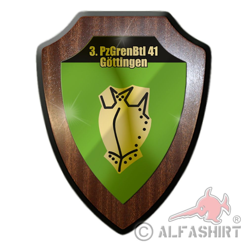 Coat of arms 3 PzGrenBtl 41 Göttingen Bundeswehr Panzergrenadier Battalion # 35001