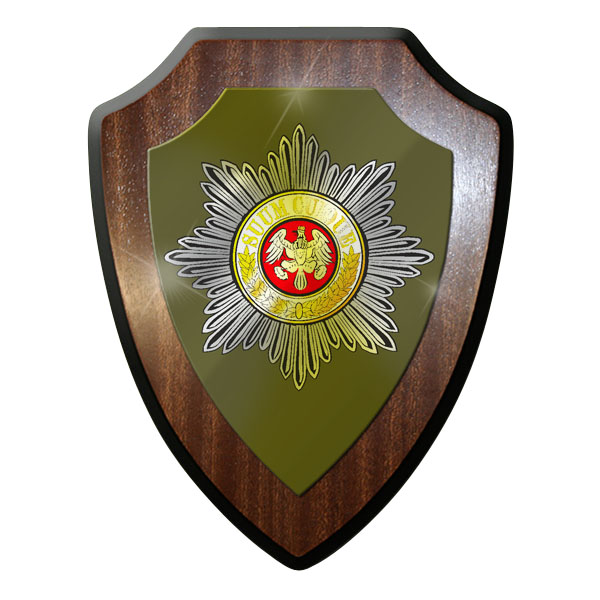 Wappenschild -Gardestern Militärpolizei MP Feldjäger Suum Cuique #9685