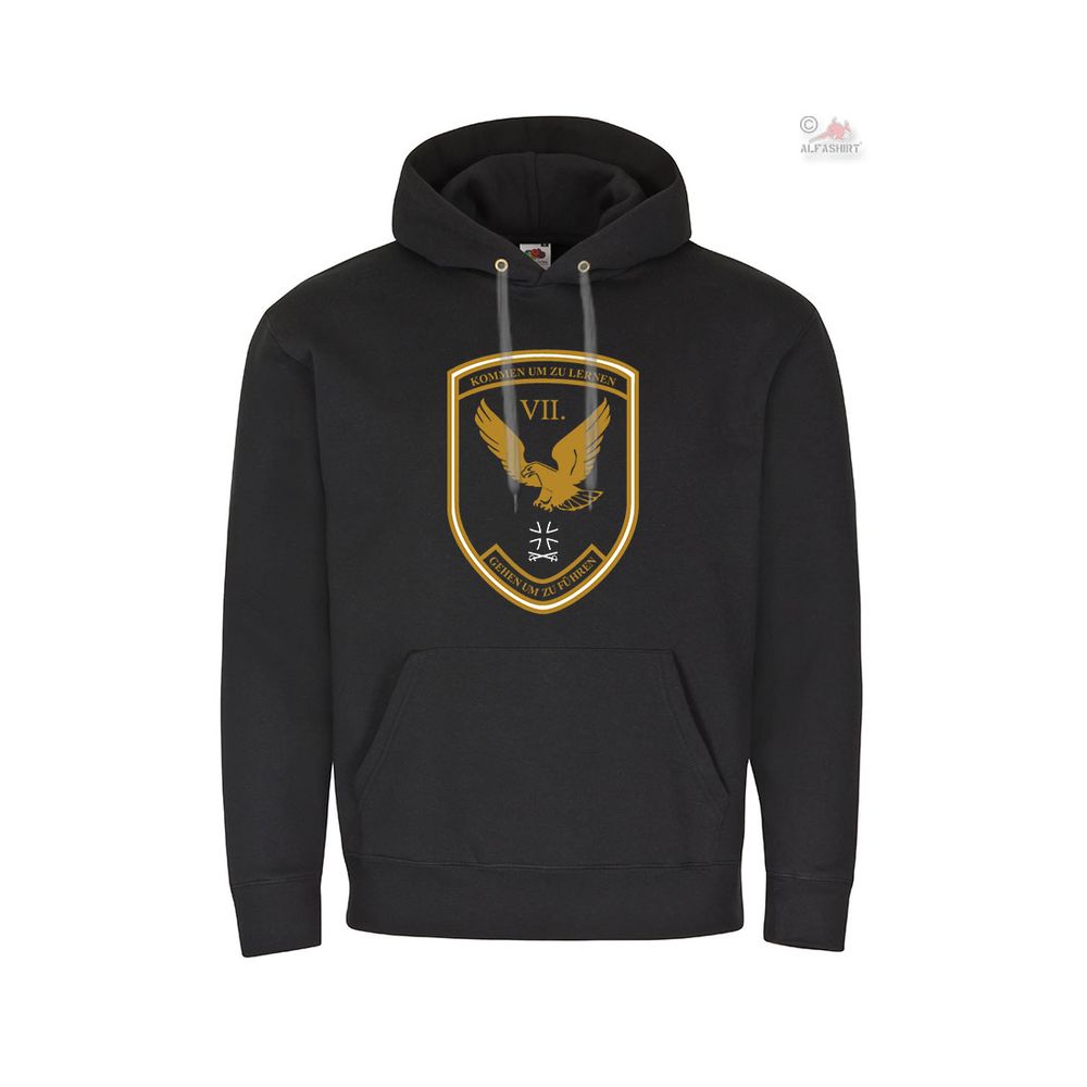 USH Delitzsch VII Inspektion Fw-Lehrg AMT BW Wappen Kapuzenpullover #27242