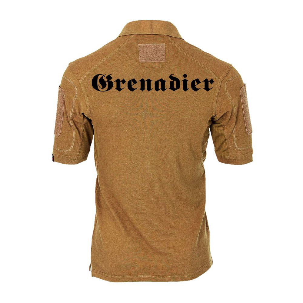 Tactical polo shirt Alfa - Grenadier beam cross service infantry BW # 19456
