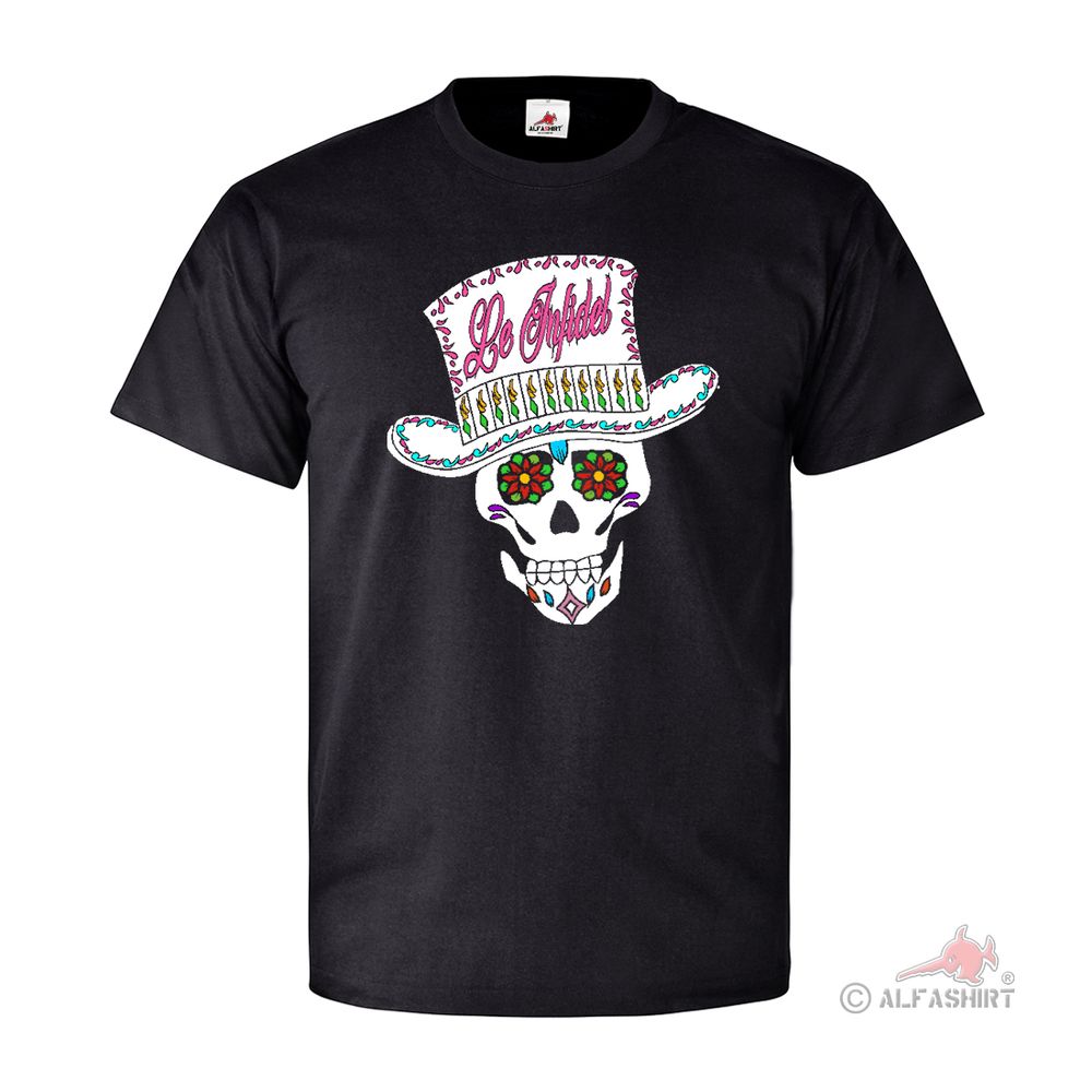 Dia de Muertos Le Infidel Skull Mexiko Allerheiligen Allerseelig T Shirt #27143