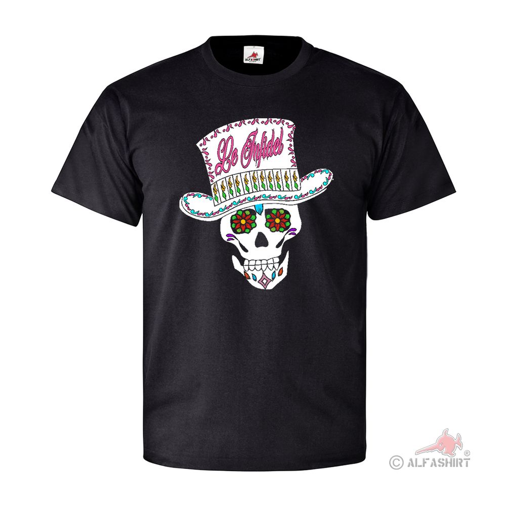 Dia de Muertos Le Infidel Skull Mexico All Saints Day Allerseelig T Shirt # 27143