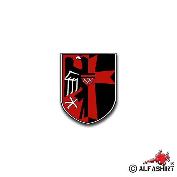 Aufkleber/Sticker Sudetenland Sudeten Sudetendeutsche Wappen 7x5cm A1335