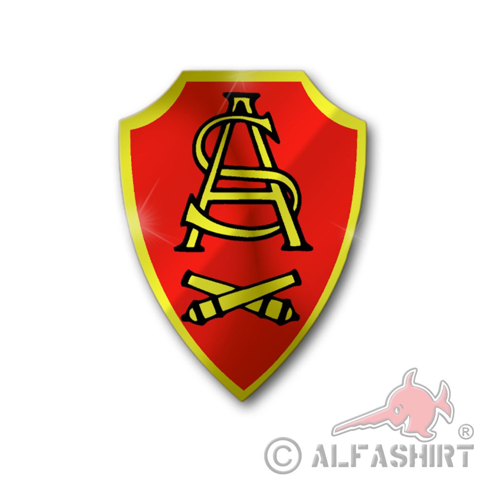 Aluschild Artillerieschule ArtS Bundeswehr Idar Oberstein Schule #35811