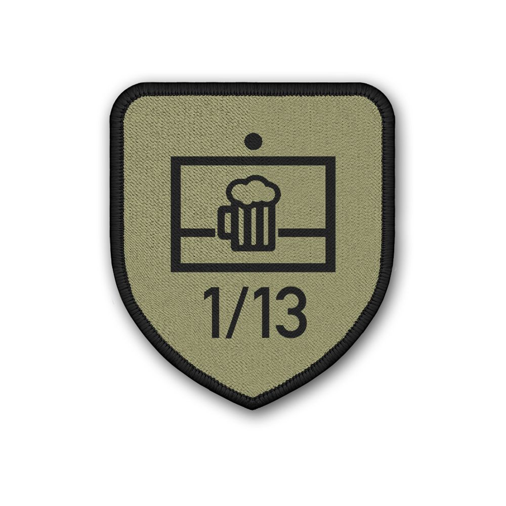 1 Nachschubtrupp 13 Taktisches Zeichen Einheit Bier Bierkrug Fun Patch #22835