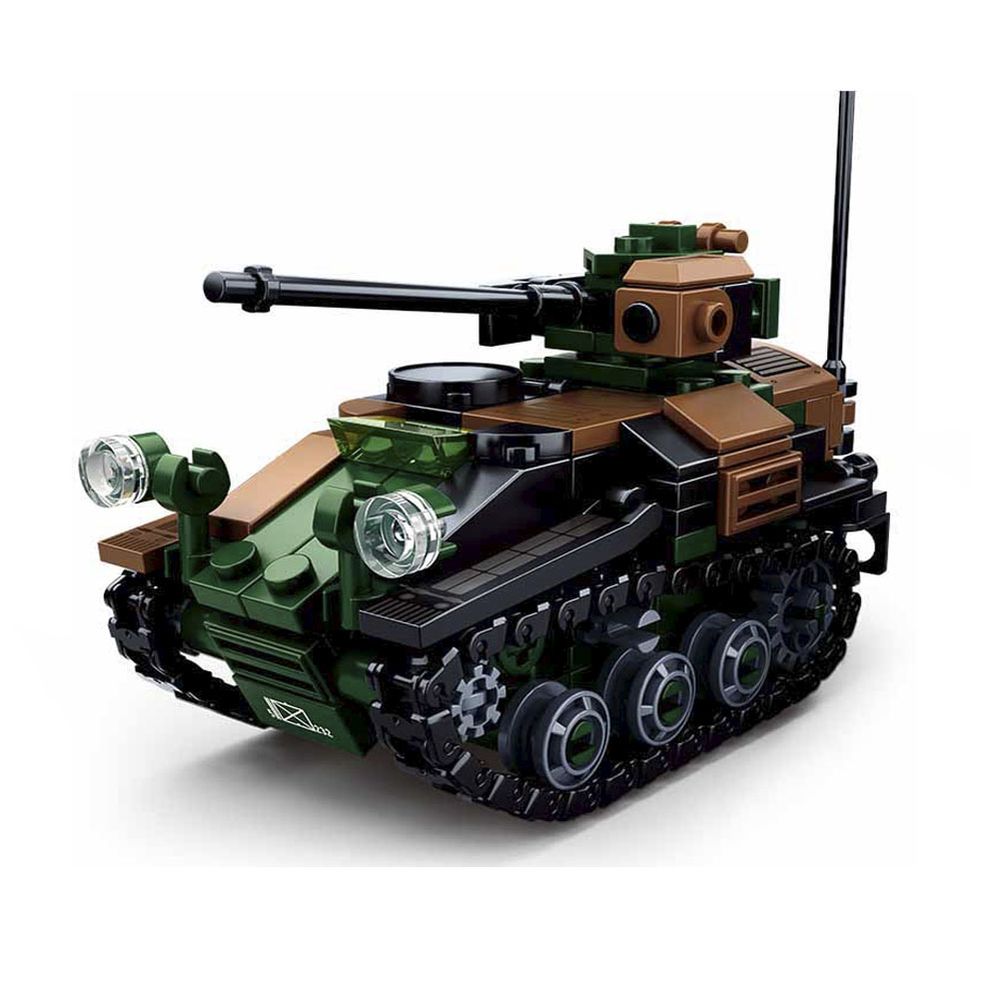 Männer Spielzeug Wiesel Panzer Bundeswehr Bausteine BW1 A1 20-mm Maschine #33456