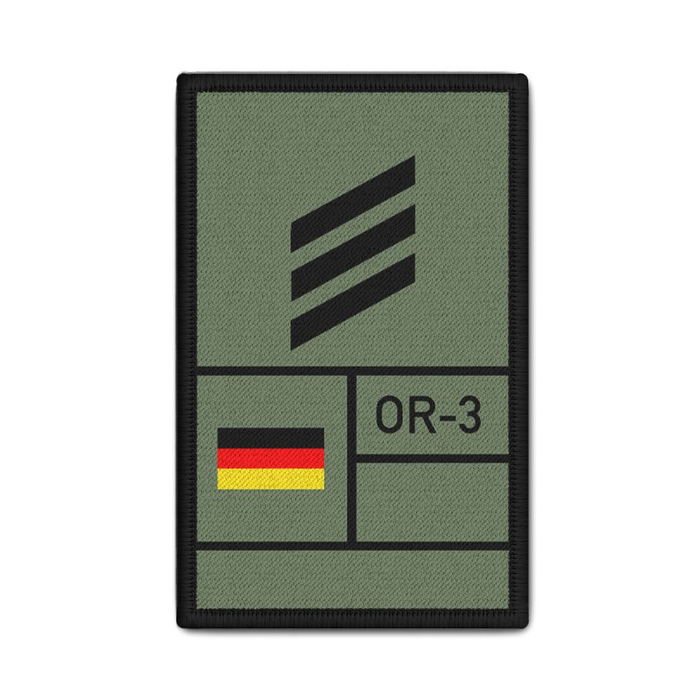 HG named Hauptgefreiter Bundeswehr Rank Badge Klett # 38617