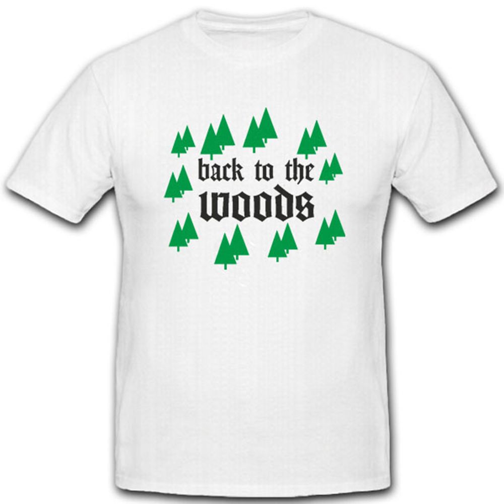 Woodland back to the woods Paintball Gotcha Softair Airsoft Team - T Shirt #5016