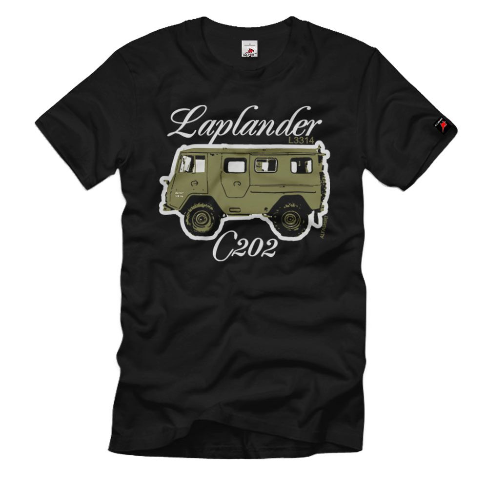 Laplander C202 L3314 Sweden Off-Road Vehicle Valp Vintage Army 4x4 T-Shirt # 26099