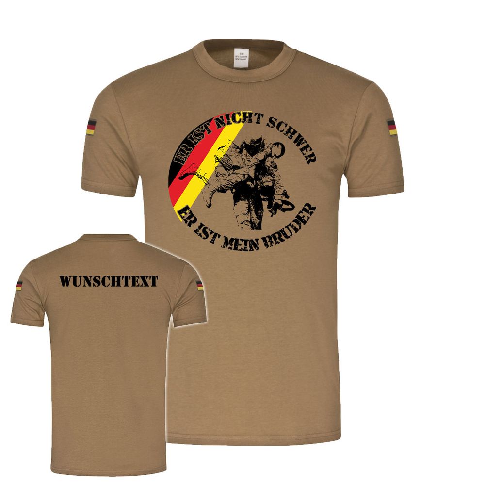BW Tropenshirt personalisierbar Er ist nicht schwer er ist mein Bruder #46755