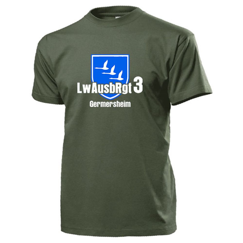 LwAusbRgt 3 Germersheim Air Forces Training Regiment BW Coat of Arms T Shirt # 15059