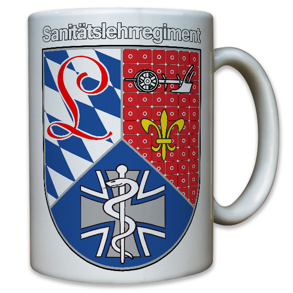 Sanitätslehrregiment - SanLehrReg Bundeswehr Deutschland Militär - Tasse #9088