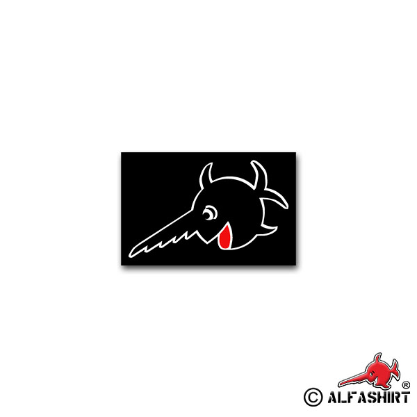 Sticker Sawfish Submarine 96 Type 2 Logo Fish Crest 11x7cm A2051